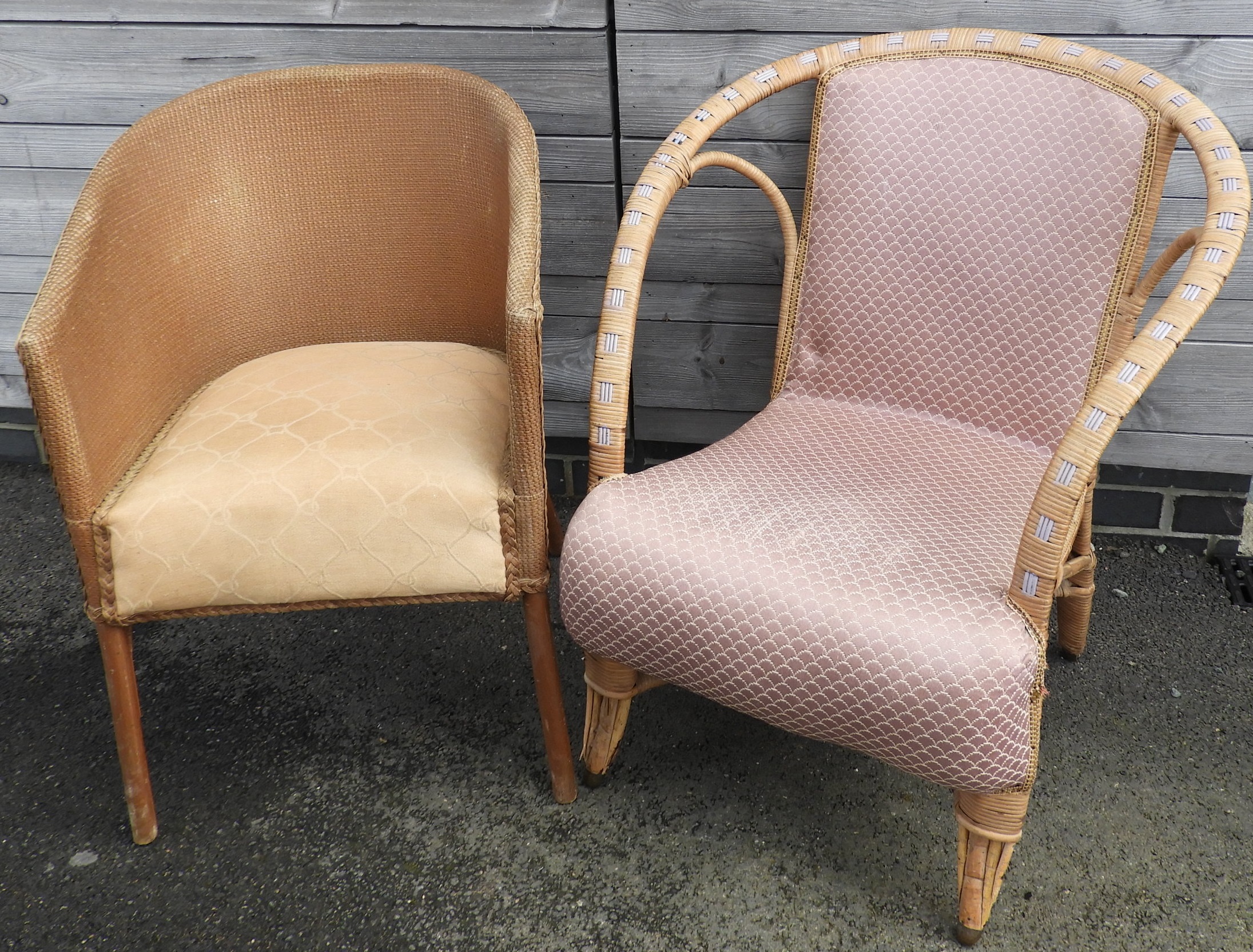 2 WICKER CHAIRS