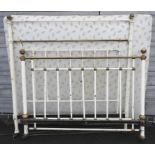 BRASS & CAST IRON 5FT BED