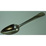 SILVER SERVING SPOON DUBLIN 1800 JAMES SALTER CORK