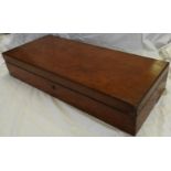 MAHOGANY LONG TABLE BOX