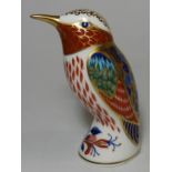 ROYAL CROWN DERBY PAPERWEIGHT HUMMINGBIRD