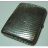 SAMPSON MORDAN SILVER CIGARETTE CASE 1897 LONDON