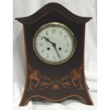 INLAID EDWARDIAN BRACKET CLOCK GOLDSMITHS OF REGENT STREET LONDON