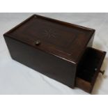 MAHOGANY INLAID WRITING BOX