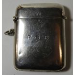 SILVER VESTA CASE BIRMINGHAM 1919