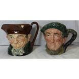 2 ROYAL DOULTON CHARACTER JUGS AULD MAC 5823 + OLD CHARLEY 787515