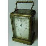 BRASS CARRIAGE CLOCK