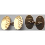 9CT GOLD PAIR CUFFLINKS 5.9G