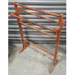STAINED TOWEL RAIL