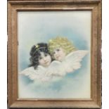 PRINT CHERUB ANGELS 16'X19'