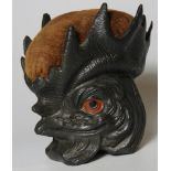 METAL COCKEREL HEAD PIN CUSHION