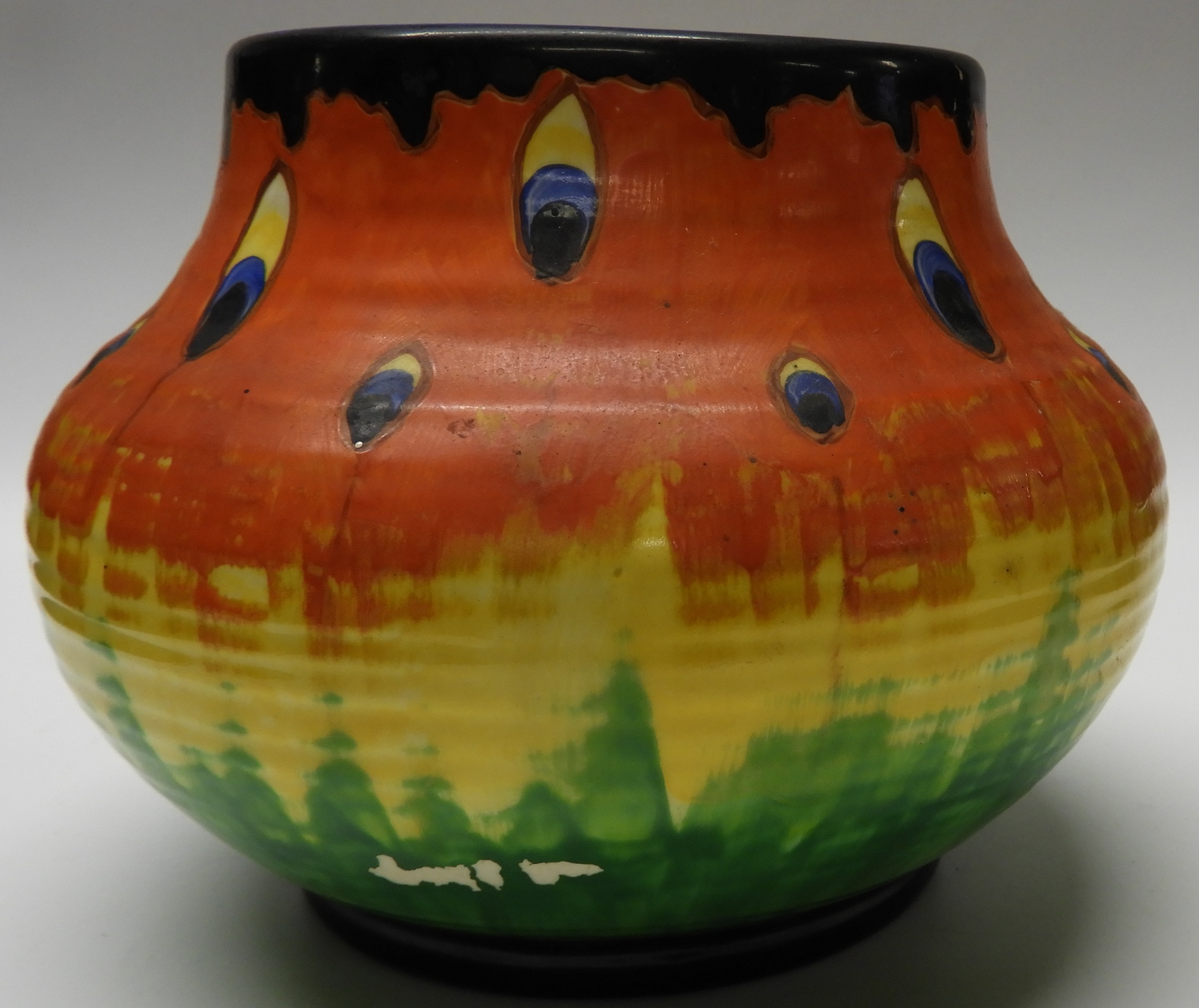 CROWN DUCAL FIRE FLY BULBONS VASE - Image 2 of 4