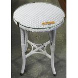 LLOYD LOOM CIRCULAR OCCASIONAL TABLE