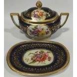 GILDED FLORAL SAUCE TUREEN & STAND