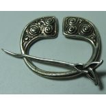 IONA SCOTTISH SILVER KILT PIN