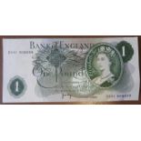 PAGE £1 BANKNOTE dx41