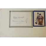 AUTOGRAPHS - STAN LAUREL & OLIVER HARDY