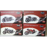 4 BOXED ATLAS CLASSIC MOTORBIKES - DOLLAR V4, SUZUKI KATANA, MV AGUSTA 7505 + BROUGH SUPERIOR