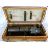 OTTWAY MONOCULAR PRISMATIC GUN SIGHTING TELESCOPE IN ORIGINAL CASE