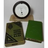 ROTHERM TABLE THERMOMETRE + BOXED POST OFFICE SAVINGS BOOK