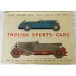 BOOKS - EARLY MOTOR CARS 4TH SERIES 1925 & 39 ENGLISH SPORTS CARS