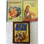 BOOKS - 3 ANNUALS - MICKEY MOUSE, CHATTERBOX + CHAMPION BOOK FOR GIRLS ALL BY DEAN & SON LTD