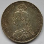 COINS - 1887 DOUBLE FLORIN