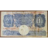 PEPPIATT £1 BANKNOTE E89D