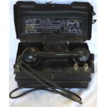 FIELD TELEPHONE SET J YA7815 CIRCA 1960