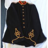 ROYAL ARTILLERY TUNIC CIRCA 1880 CORDED CUFFS & EPAULETTES 38' CHEST