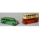 DINKY TOYS - 29C DBE DECKER BUS + 29E SINGLE DECKER BUS