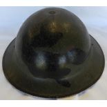 BRITISH MK II HELMET GREEN & BLACK