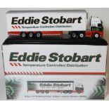 EDDIE STOBART 2 VOLVO WALKING FLOOR H8505 TRAILER + FF FRIDGE TRAILER H4663 (BOXED AN)
