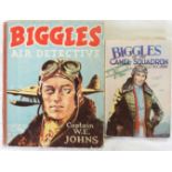 BOOKS - BIGGLES AIR DETECTIVE (M&S LTD) + BIGGLES OF THE CAMEL SQUADRON (DEAN & SON)