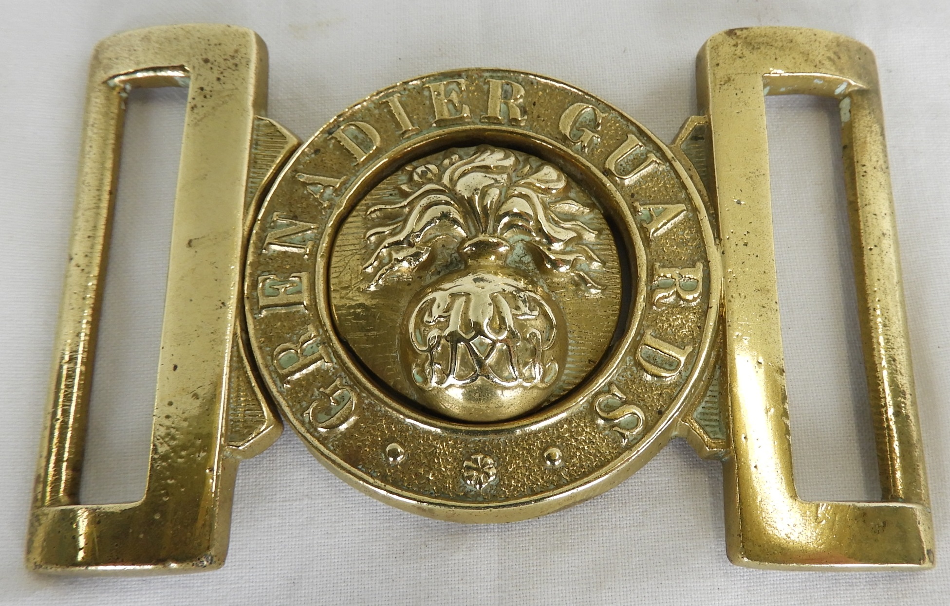 GRENADIER GUARDS CEREMONIAL BRASS BUCKLE