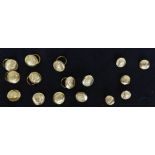 16 ROYAL NAVY BUTTONS