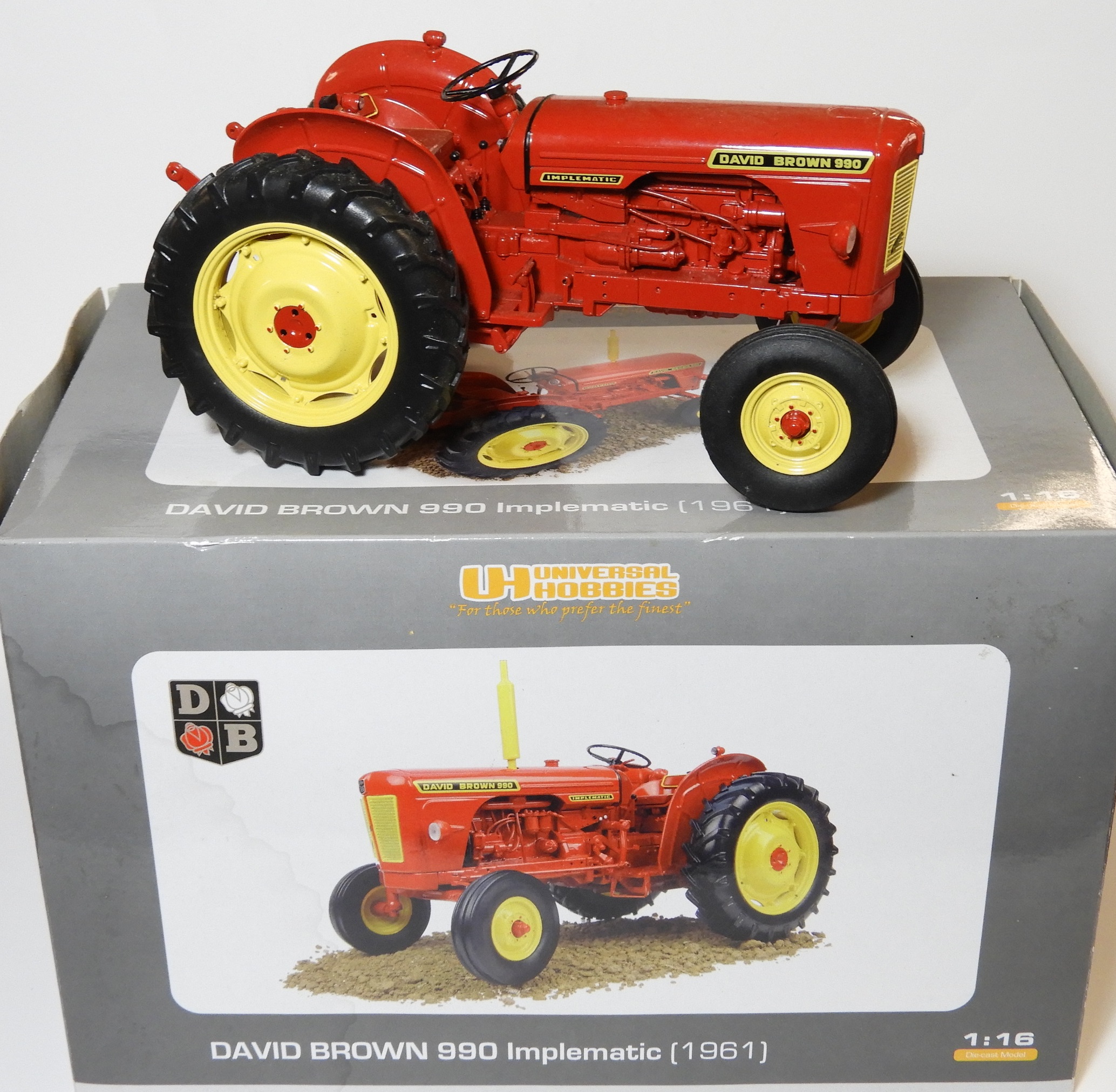 DAVID BROWN 990 IMPLEMATIC (1961) 1:16 TRACTOR