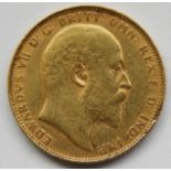 COINS - 1908 SOVEREIGN