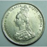 COINS - 1887 SHILLING