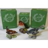 BESWICK 3 BIRDS (BOXES)