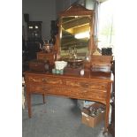 INLAID MAHOGANY DRESSING TABLE