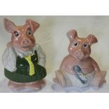 WADE 2 NATWEST PIGS BABY & SCHOOLGIRL