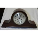 MAHOGANY MANTEL CLOCK