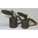 2 MONITOR BRASS BLOWLAMPS 26 + 132A