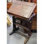 PITCH PINE ARTISTS EASEL DESK