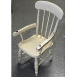 CHILDS WINDSOR ELBOW CHAIR PAINTED