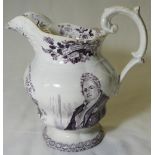 KING WILLIAM IV & QUEEN ADELAIDE CROWNED SEPT 8 1831 JUG A/F