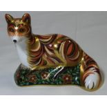 ROYAL CROWN DERBY PAPERWEIGHT - FOX CUB 2005