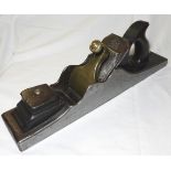 BUCK 245 DOVETAIL PLANE MADE BY NORRIS OF LONDON 1850'S 15.5' X 2.78' ROSEWOOD INFILL IRON MAPLES