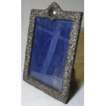 SILVER ORNATED RECTANGULAR PHOTO FRAME